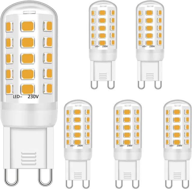 Ugvmn G9 LED Bulb Dimmable 4W Equivalent to 28W 30W 40W Halogen Bulbs, G9...