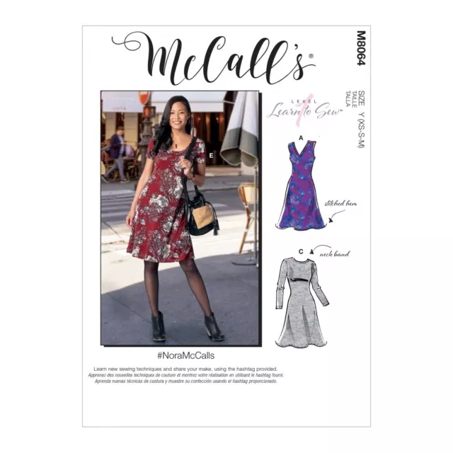 McCalls Sewing Pattern 8064 Women ZZ (LRG-XLG-XXL)