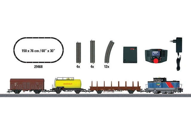 TRIX 21531 Coffret de départ Train de marchandises époque III – Digital – Les p'tits trains de Laurent