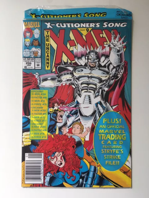 The Uncanny X-Men Vol 1 #296 Marvel Comics Jan 1993 Polybagged Newsstand MT BIN
