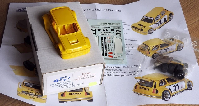 JPS Miniatures Auto – Kit IBEC LM 1981 N°27 (1/43ème) – Résine Blanche – Édition Limitée – 24H Du Mans
