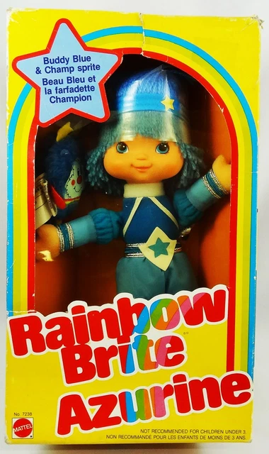 Rainbow Brite - Mattel - Poupée 23cm - Shy Violet / Violettine (Boite Rainbow Brite - Mattel - Poupée 23cm - Shy Violet / Violettine (Boite