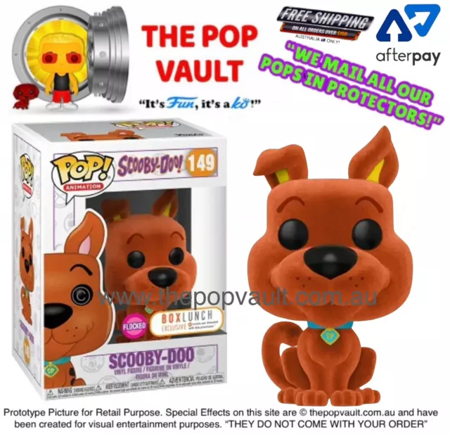 Funko Pop Vinyl Animation 149 Scooby-Doo Orange Flocked Bnib Protector Vaulted