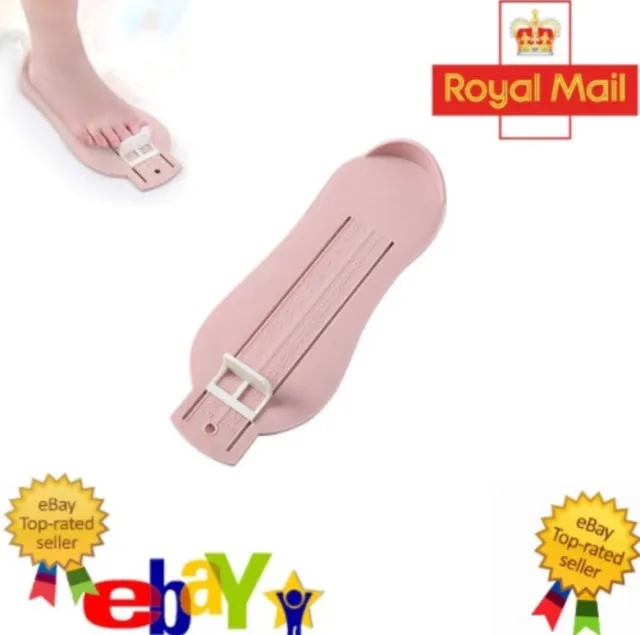 Kids Infant Toddler Baby Foot Measure Gauge Shoes Size Measuring Ruler UK