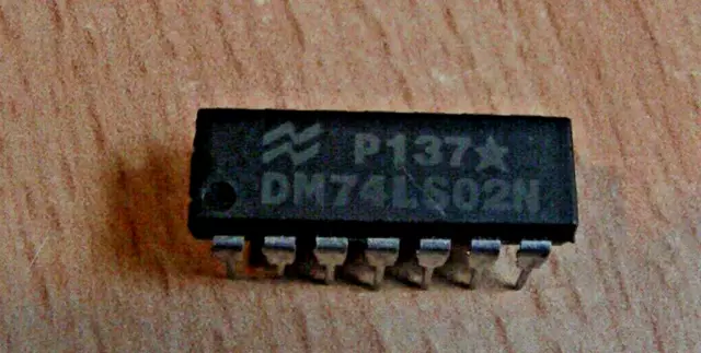 Dm74Ls02N - Quad 2-Input Nor Gate - Ci - Dip-14 - National Semiconductor