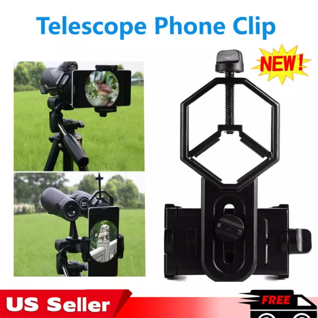 New Universal Telescope Cell Phone Mount Adapter for Monocular Spotting Scope US