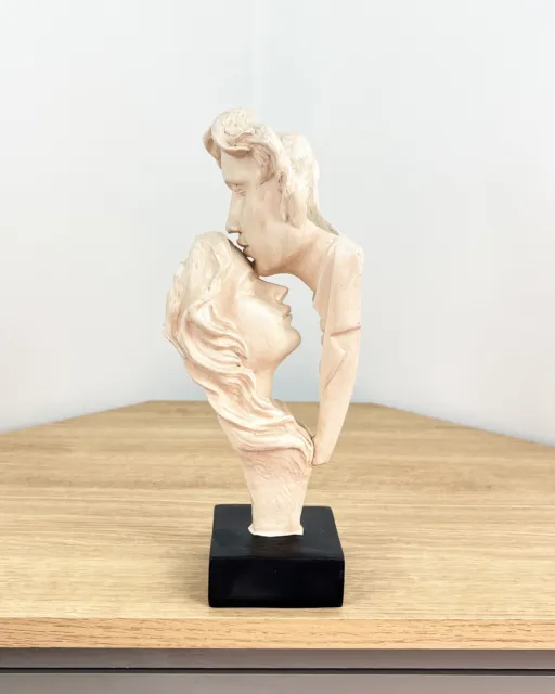 Küssen Paar Büste Figur Liebhaber Skulptur Wohnkultur Ornament romantisches Geschenk