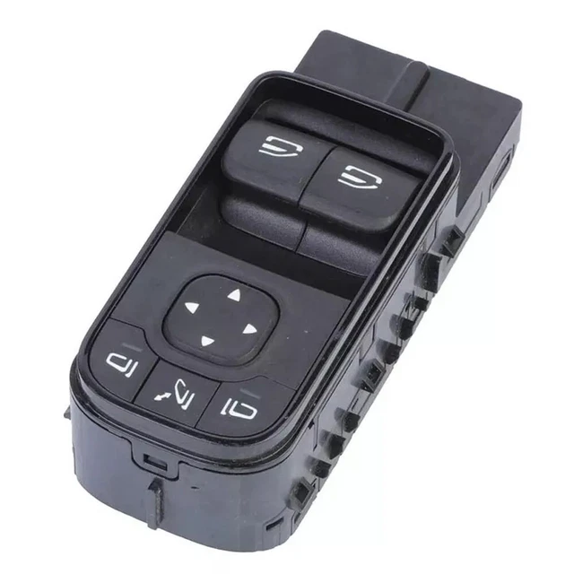 Interrupteur Lève-vitre électrique Pour Mercedes Classe C, GLC, EQC - Réf. 2059056811, 2229056800 | Avant Gauche