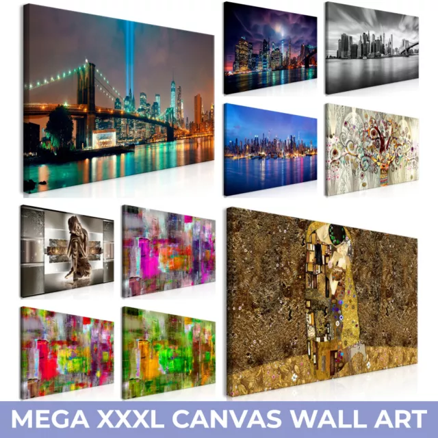 Mega XXXL Big Canvas Wall Art Print Image Picture Home NY Klimt d-B-0088-ak-e