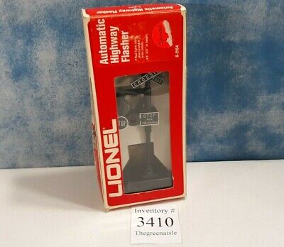 Lionel Train Automatic Highway Flasher 6 - 2154 Box With Crossing Sign