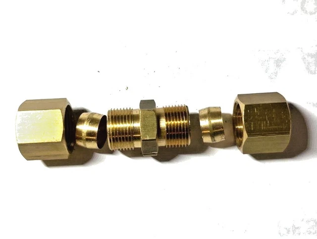 Dado Con Ogiva In Ottone Tubo Rame 8 Mm