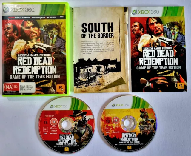 Red Dead Redemption Game of the Year Edition Xbox 360 w/ Manual
