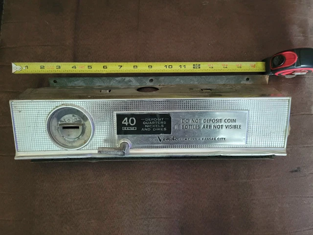 Vintage Vendo Coke Machine Coin Front Plate - From HA 56 A-B ? - #20230526233