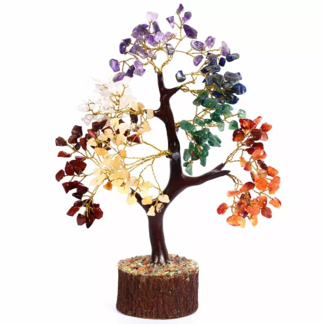 7 Chakra Crystal Tree Gemstones Tree Healing Healing Gem Tree Home Decor