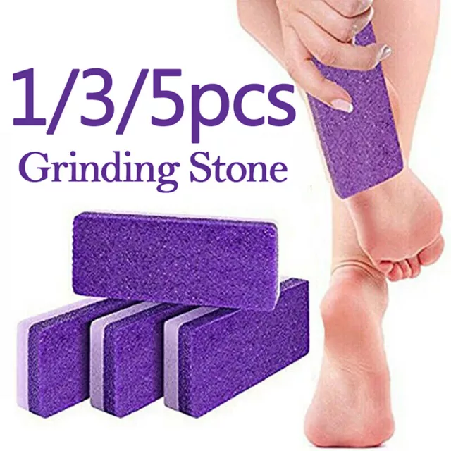 1/3/5 Pcs Pumice Foot Stone File Exfoliate Dead Skin Remove Scrub Pedicure Tool