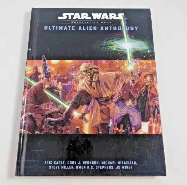 STAR WARS RPG d20 System ULTIMATE ALIEN ANTHOLOGY WotC 2003 OOP 1st Printing