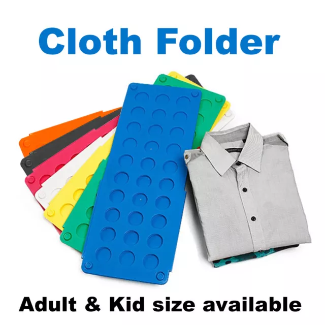 Clothes T Shirt Top Folder Magic Folding Board Flip Fold Laundry Organizer