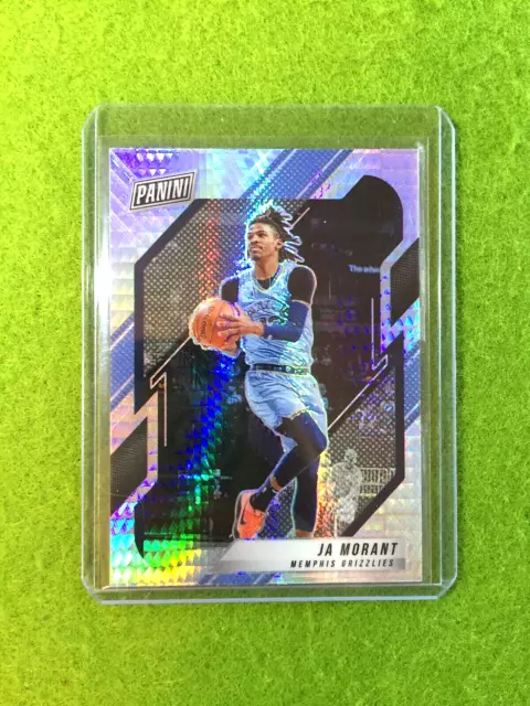 JA MORANT SILVER PRIZM HYPER VIP CARD 2022 The National Ja Morant 2021 VIP Prizm