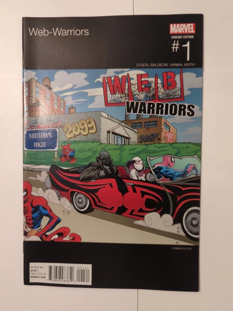 Web Warriors  #1 Hip Hop Variant