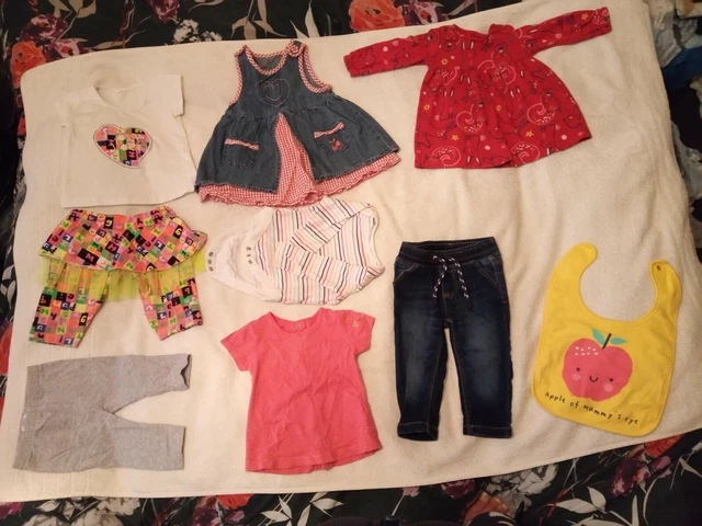 Baby Girls Clothes Bundle 3-6 months - Debenhams,Catimini & F&F.