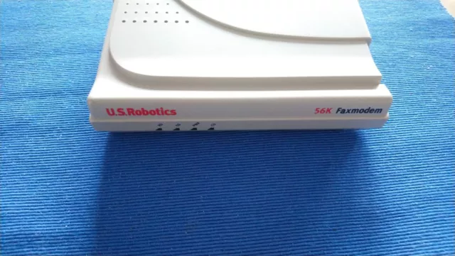 US-Robotics 56K External Faxmodem Seriell V.92 weiß