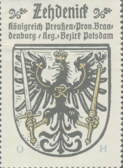 Reklamemarke 208 – Kaffee Hag – Wappen von Zehdenick - Brandenburg