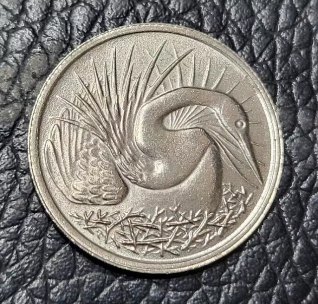 1980 Singapore 5 Cents Coin