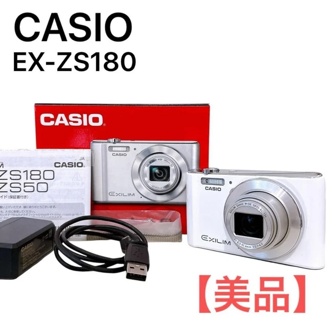 CASIO EXILIM EX ZS180 Silver Operational Check Completed