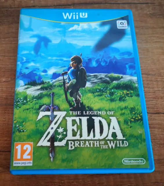 BOX ONLY The Legend of Zelda Breath of The Wild Nintendo Wii U