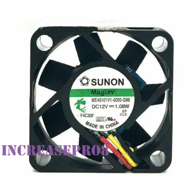 SUNON ME40101V1-0000-G99 Cooling Fan 40*40*10MM DC12V 1.08W 3Pin