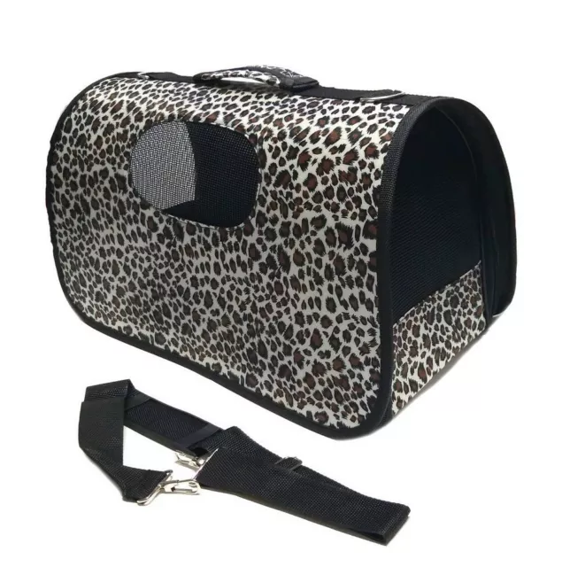 Transportín bolsa para perro gato mascotas de viaje Bolso plegable M 45x27x20cm