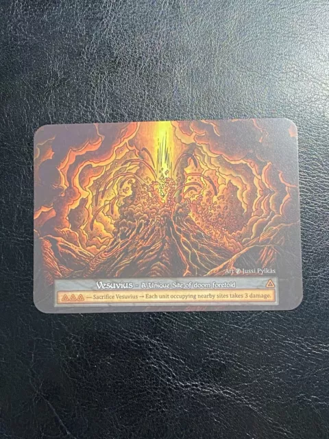 Sorcery Contesté Realm TCG beta Vesuvius Unique Non Foil