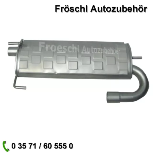 Auspuff Auspuffanlage Schalldämpfer Endtopf für Multicar Fumo Euro III neu k*