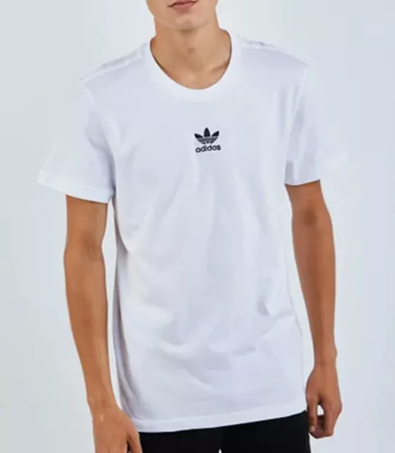 Adidas Originals Adicolour Trefoil Tshirt White Tee Top Size M, L Rare Last Few