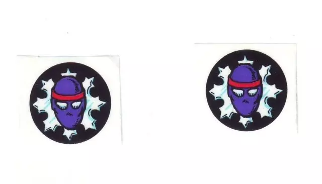 Teenage Mutant Ninja Turtles Pinball Machine Decals Set Of 2 Prototype TMNT