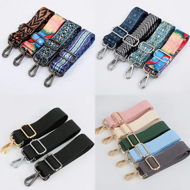 Ethnic Shoulder Bag Belt Strap Adjustable Crossbody Handle Handbag Replacement