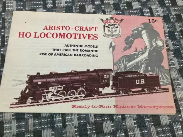 Aristo-Craft HO Locomotives Authentic Models 1962 Catalog