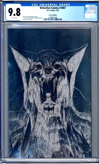 Detective Comics #1067  Jim Lee 1:50 Foil Edition    Batman   1st Print  CGC 9.8