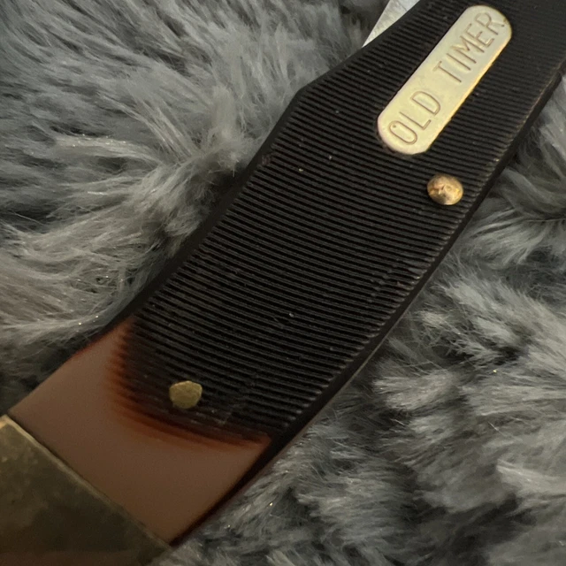 Collectible Schrade Old Timer 2230T Folding Knife. W/Belt Clip 8