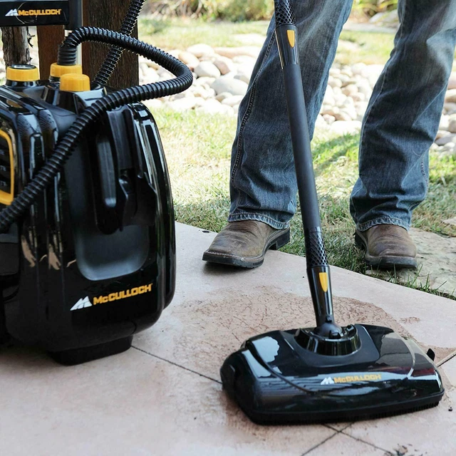 Tile Floor Steam Cleaner 1500W Multipurpose Steamer Large Brush Oven Grill Tile Floor Steam Cleaner 1500W Multipurpose Steamer Large Brush Oven Grill