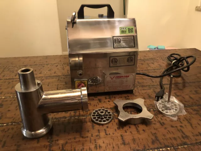 American Eagle AE-G12N Bench Model Electric Meat Grinder, #12 Hub, 1 HP Unknown