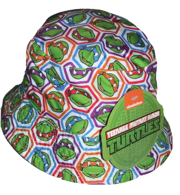 Nickelodeon Teenage Mutant Ninja Turtles Beach Hat 12-24 Mos. Strap- New W/Tags.