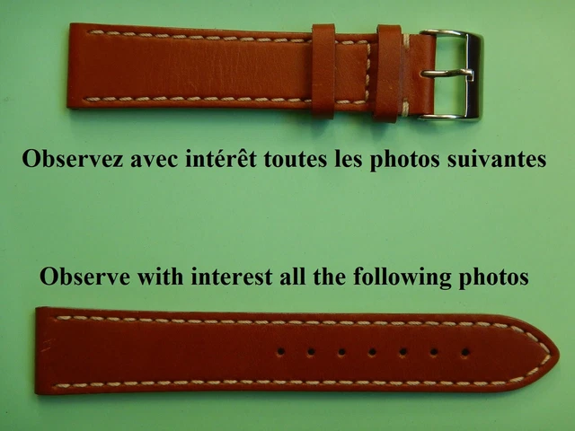 Bracelet Montre Marron Alligator Véritable 22 mm – Le Comptoir De La Montre Bracelet Montre Marron Alligator Véritable 22 mm – Le Comptoir De La Montre