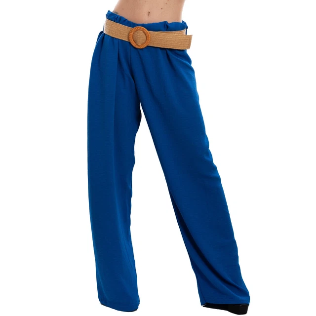 Pantalon Large Femme FREEMAN T. PORTER - Coupe Bootcut Gris Vintage - Patte D'eph' - Neuf étiqueté