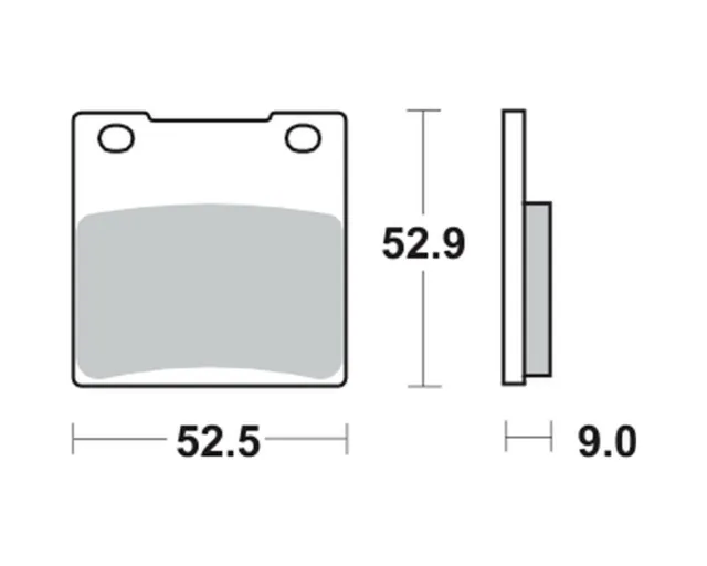 TRW plaquettes de frein MCB531SH pour KAWASAKI ZZR 1200 ZXT20C 02-05 (arrière)