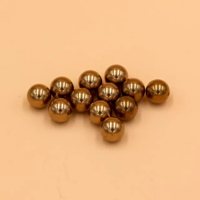 3/8'' Inch ( 9.525mm ) 10PCS Brass ( H62 ) Solid Balls Loose Bearing Balls