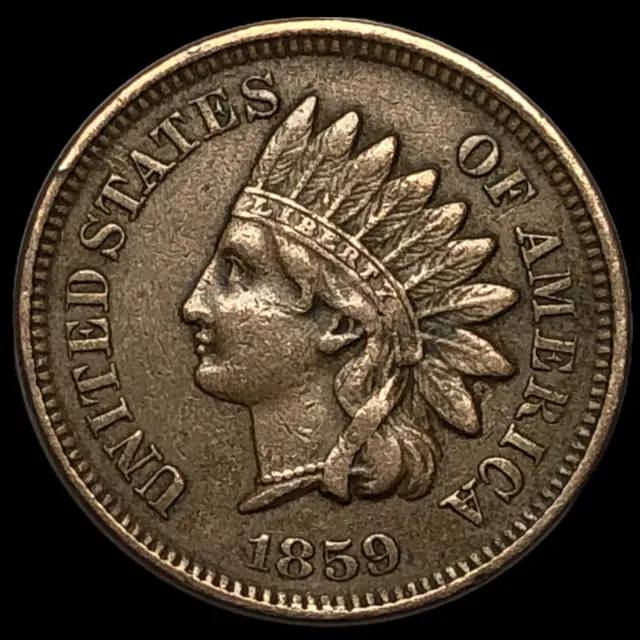 1859 Indian Head Cent Penny  J8820