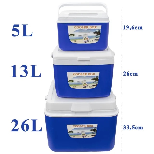 Wärme-/Kühlbox-Set 5L, 13L, 26L, Kühlbehälter für Lebensmittel, ohne Strom 2