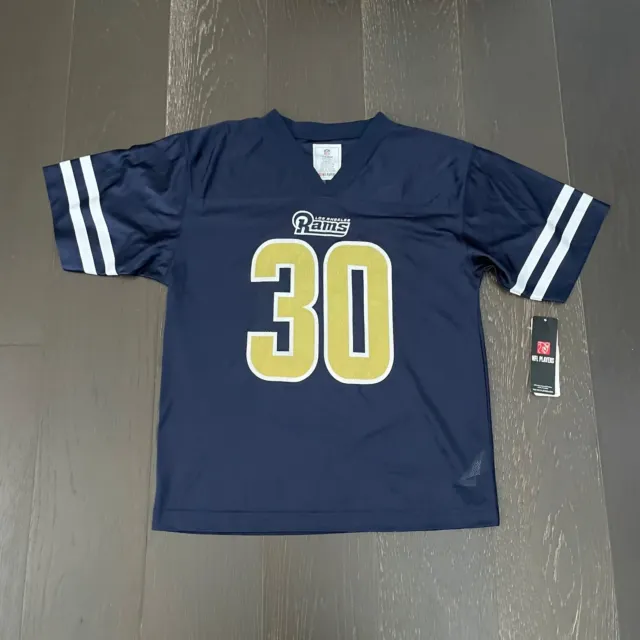 NFL Team Jersey Youth Large 14/16 Los Angeles Rams Todd Gurley Football Sports