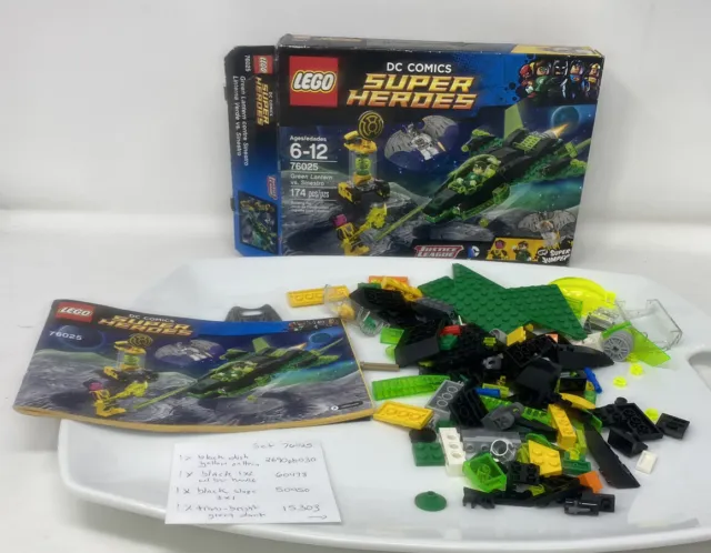 LEGO 76025 DC Comics Super Heroes Green Lantern vs. Sinestro Incomplete 2015 Box